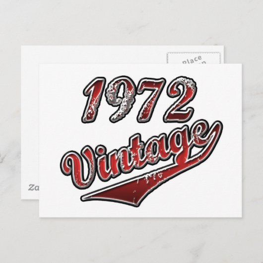 Carte Postale vintage 1972 (Devant / Derrière)