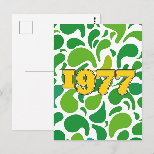 Carte Postale Vintage 1977 (Devant / Derrière)