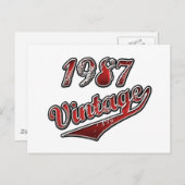 Carte Postale vintage 1987 (Devant / Derrière)