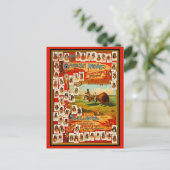 Carte Postale Vintage 50 chefs indiens indiens célèbres (Debout devant)