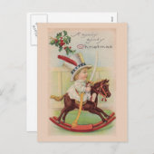 Carte postale Vintage "A Goody, goody Christmas" (Devant / Derrière)