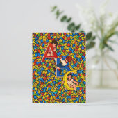 Carte Postale Vintage ABC Children’s Alphabet Illustration (Debout devant)