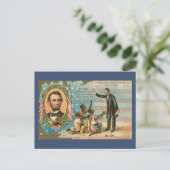Carte postale Vintage Abraham Lincoln (Debout devant)