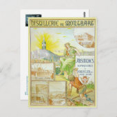 Carte Postale Vintage Absinthes Supérieures (Devant / Derrière)