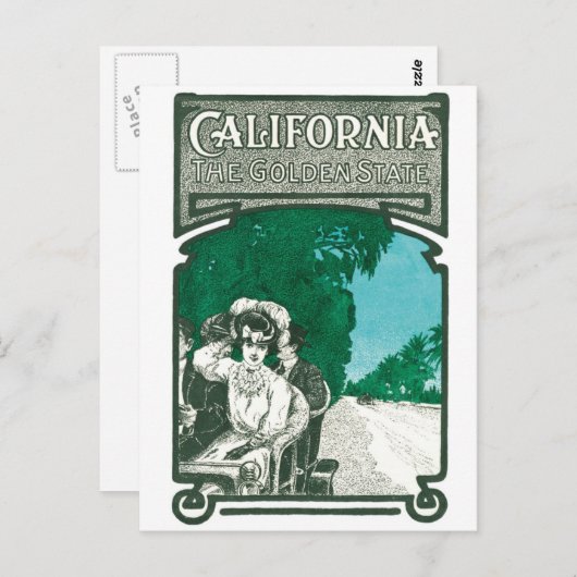 Carte postale Vintage Ad (Devant / Derrière)