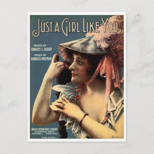 Carte postale Vintage Ad Poster (Devant)