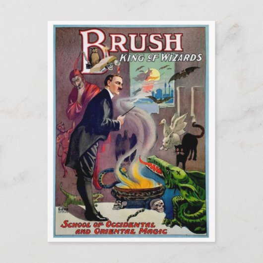 Carte postale Vintage Ad Poster (Devant)