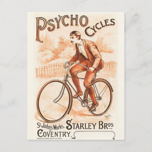 Carte postale Vintage Ad Poster (Devant)