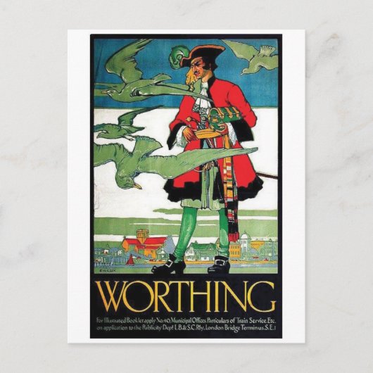 Carte postale Vintage Ad Poster (Devant)