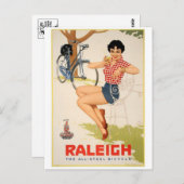 Carte postale Vintage Ad Poster (Devant / Derrière)