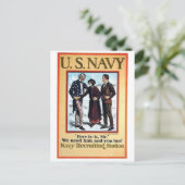Carte postale Vintage Ad Poster (Debout devant)