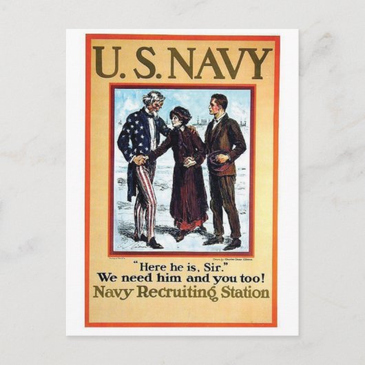 Carte postale Vintage Ad Poster (Devant)