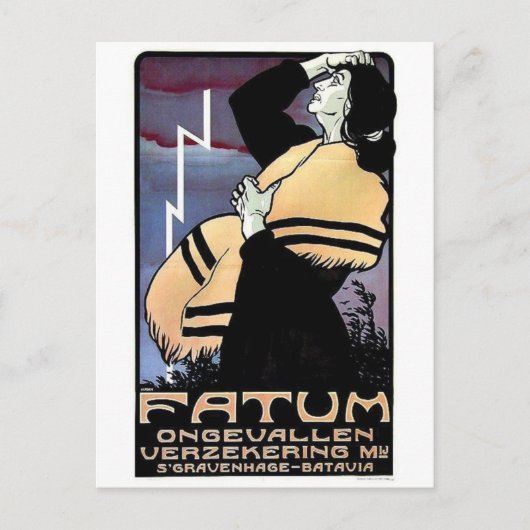 Carte postale Vintage Ad Poster (Devant)