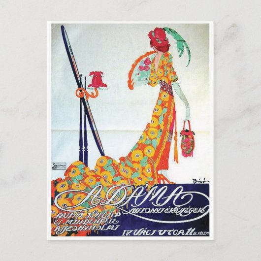 Carte postale Vintage Ad Poster (Devant)