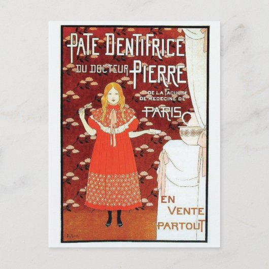 Carte postale Vintage Ad Poster (Devant)