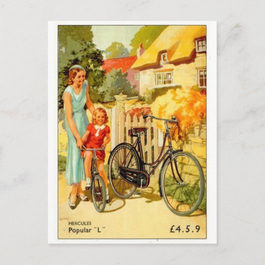 Carte postale Vintage Ad Poster (Devant)