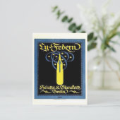 Carte postale Vintage Ad Poster (Debout devant)