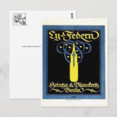 Carte postale Vintage Ad Poster (Devant / Derrière)