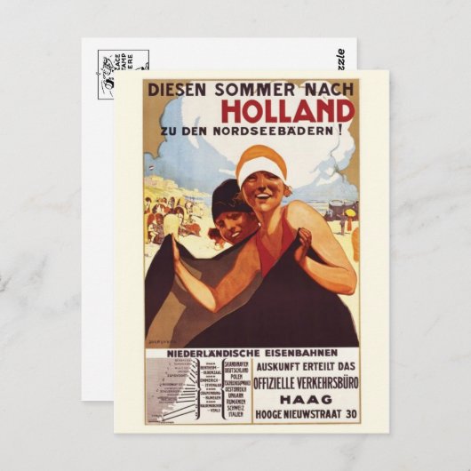 Carte postale Vintage Ad Poster (Devant / Derrière)