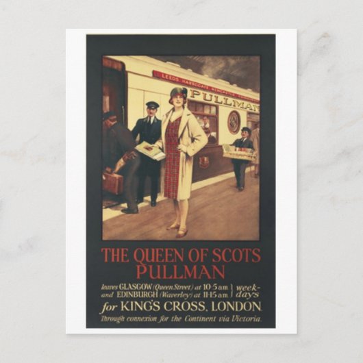 Carte postale Vintage Ad Poster (Devant)