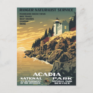 Carte postale Vintage Ad Poster