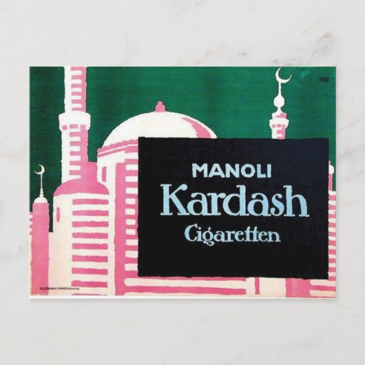 Carte postale Vintage Ad Poster (Devant)