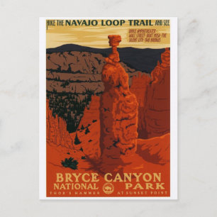 Carte postale Vintage Ad Poster