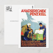 Carte postale Vintage Ad Poster (Devant / Derrière)
