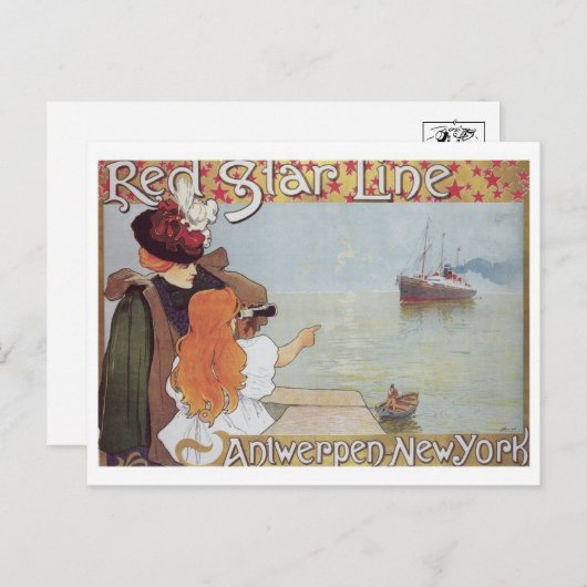 Carte postale Vintage Ad Poster (Devant / Derrière)