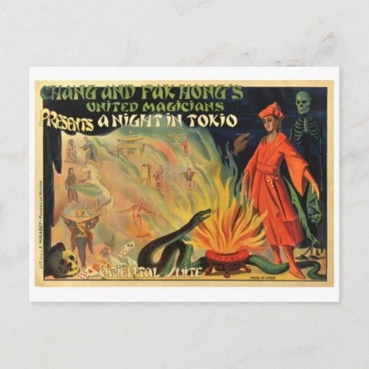 Carte postale Vintage Ad Poster (Devant)