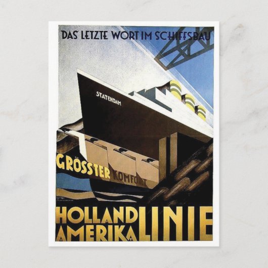 Carte postale Vintage Ad Poster (Devant)