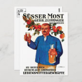 Carte postale Vintage Ad Poster (Devant / Derrière)