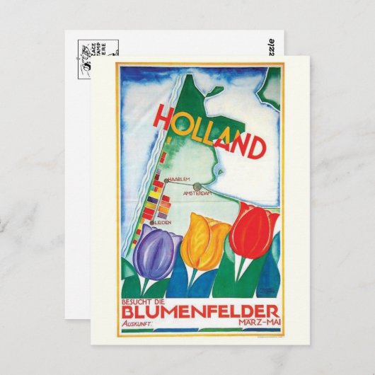 Carte postale Vintage Ad Poster (Devant / Derrière)