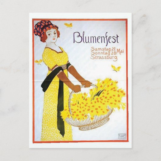 Carte postale Vintage Ad Poster (Devant)