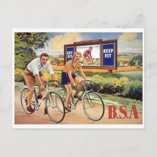 Carte postale Vintage Ad Poster (Devant)