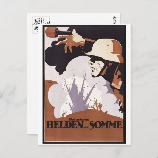 Carte postale Vintage Ad Poster (Devant / Derrière)