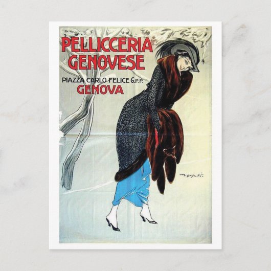 Carte postale Vintage Ad Poster (Devant)