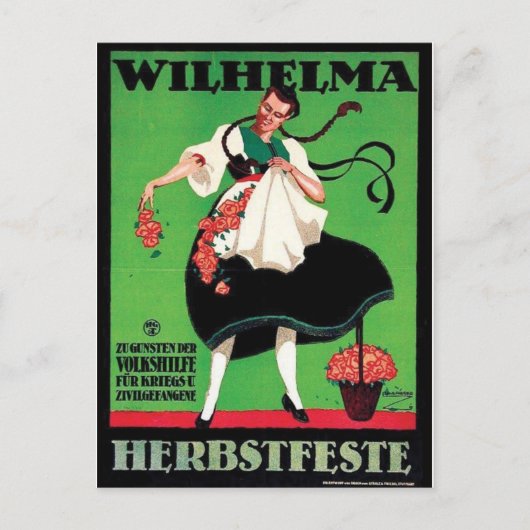 Carte postale Vintage Ad Poster (Devant)