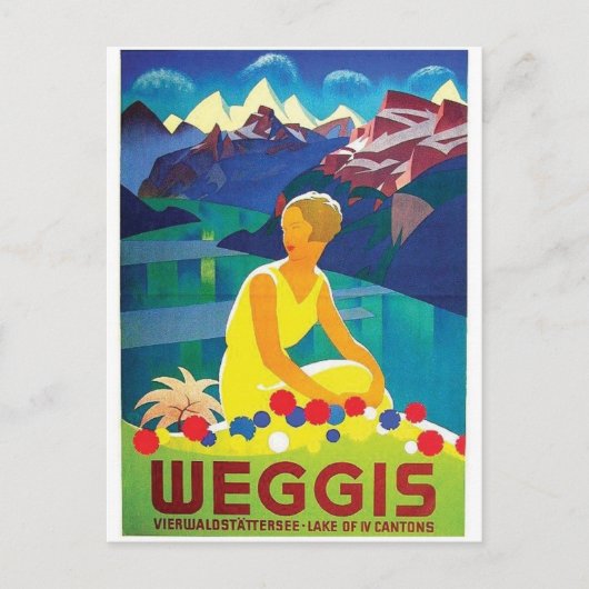 Carte postale Vintage Ad Poster (Devant)