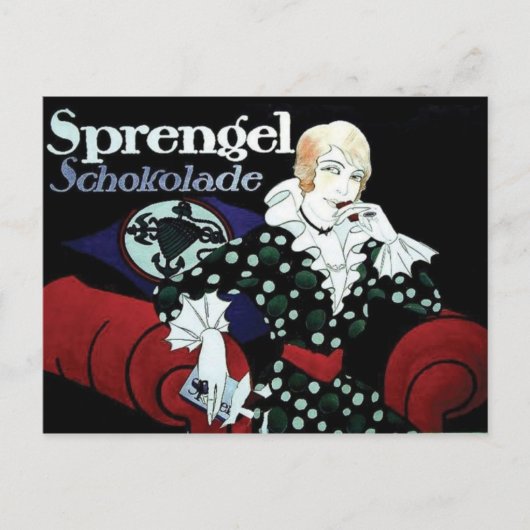 Carte postale Vintage Ad Poster (Devant)