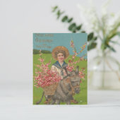 Carte postale Vintage adorable (Debout devant)