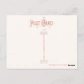 Carte postale vintage adorable Little Witch (Dos)