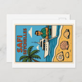 Carte postale vintage - Afrique de l'Est (Devant / Derrière)