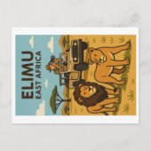 Carte postale vintage - Afrique de l'Est (Devant)