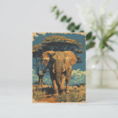 Carte Postale Vintage Afrique du Sud (Debout devant)