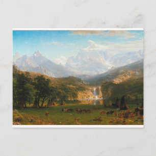 Carte Postale Vintage Albert Bierstadt Landers Peak Peak