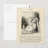 Carte postale vintage Alice au pays des merveilles (Devant / Derrière)