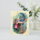 Carte Postale vintage Alice In Wonderland (Debout devant)
