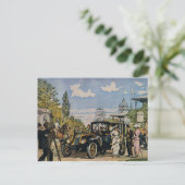 Carte postale vintage allemand automobile (Debout devant)