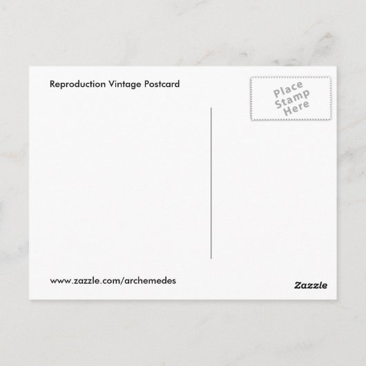 Carte Postale Vintage Aloha (Dos)